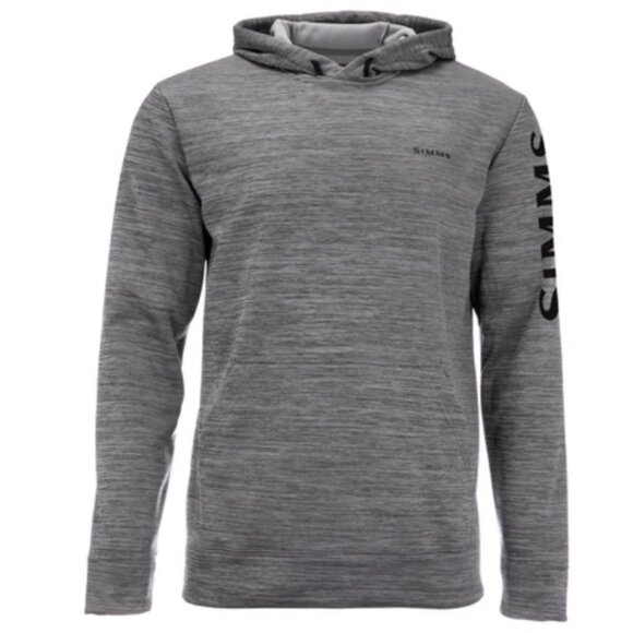 Simms Men's Heather Gray Challenger Hoodie Sweatshirt XXL - Picture 1 of 6